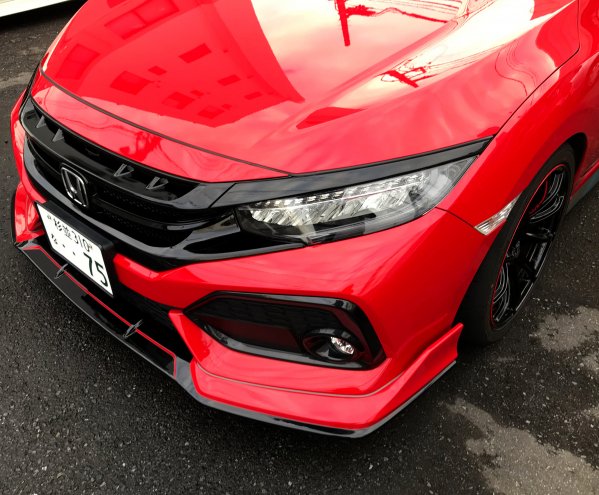 SEEKER FRP FRONT HALF SPOILER FOR HONDA CIVIC FK7 ZENKI  16000-FK7-F01