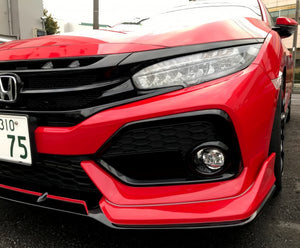 SEEKER FRP FRONT HALF SPOILER FOR HONDA CIVIC FK7 ZENKI  16000-FK7-F01