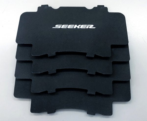 SEEKER HEAT SHIELD BRAKE PAD SHIM FRONT BREMBO CALIPER FOR HONDA CIVIC FD2 12800-FD2-00F