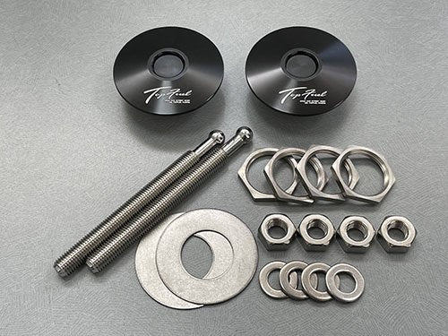 TOP FUEL FLAT PUSH LOCK PIN 32MM BLACK