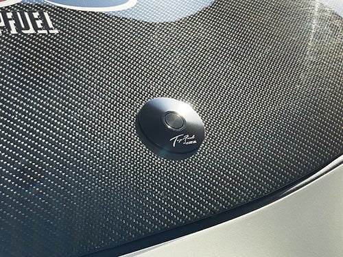 TOP FUEL FLAT PUSH LOCK PIN 32MM BLACK