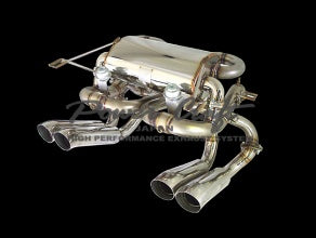 POWER CRAFT 4 PIECES OUT BUMPERLESS TYPE HYBRID EXHAUST MUFFLER SYSTEM FOR LAMBORGHINI DIABLO SV 5.7VT P-LA330103