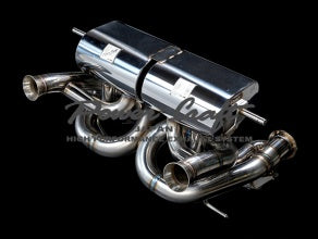 POWER CRAFT FULL TITAN HYBRID EXHAUST MUFFLER SYSTEM BLUE TAIL WITH RACING STRAIGHT CATALYZER FOR LAMBORGHINI AVENTADOR SVJ ULTIMAE P-LA1040104-SE-BLT