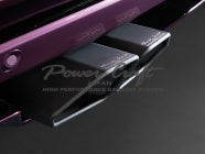 POWER CRAFT HYBRID EXHAUST MUFFLER SYSTEM SQUARE TAIL WITH RACING STRAIGHT CATALYZER FOR LAMBORGHINI AVENTADOR 740S P-LA1000101-SE