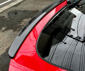 SEEKER FRP REAR SPOILER MATT BLACK FOR HONDA CIVIC FL1 16020-FL1-F02-MBK