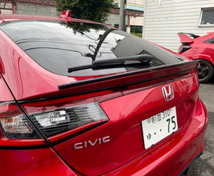 SEEKER FRP REAR SPOILER WHITE PEARL NH883P FOR HONDA CIVIC FL1 16020-FL1-F02-WH