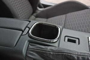 GARAGE VARY DRINK HOLDER (PLAIN WEAVE CARBON) FOR TOYOTA GR86 ZN8 30-8624