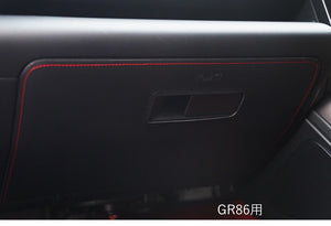 TOMS GLOVE BOX PROTECTOR RED STITCH FOR TOYOTA GR86 ZN8 55440-TZN81