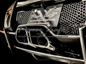POWER CRAFT HYBRID EXHAUST MUFFLER SYSTEM BLACK TAIL FOR LAMBORGHINI MURCIELAGO LP670 SV P-LA350101-BKT