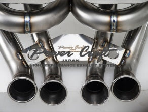 POWER CRAFT HYBRID EXHAUST MUFFLER SYSTEM SQUARE TAIL BLACK TAIL WITH RACING STRAIGHT CATALYZER FOR LAMBORGHINI AVENTADOR 750SV P-LA940101-SE