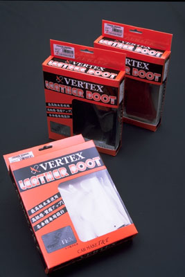 CAR MAKE T&E VERTEX LEATHER SHIFT BOOTS NISSAN SERIES BLACK BLACK THREAD R32 SKYLINE FOR  CARMAKETE-00470 - Black Hawk Japan