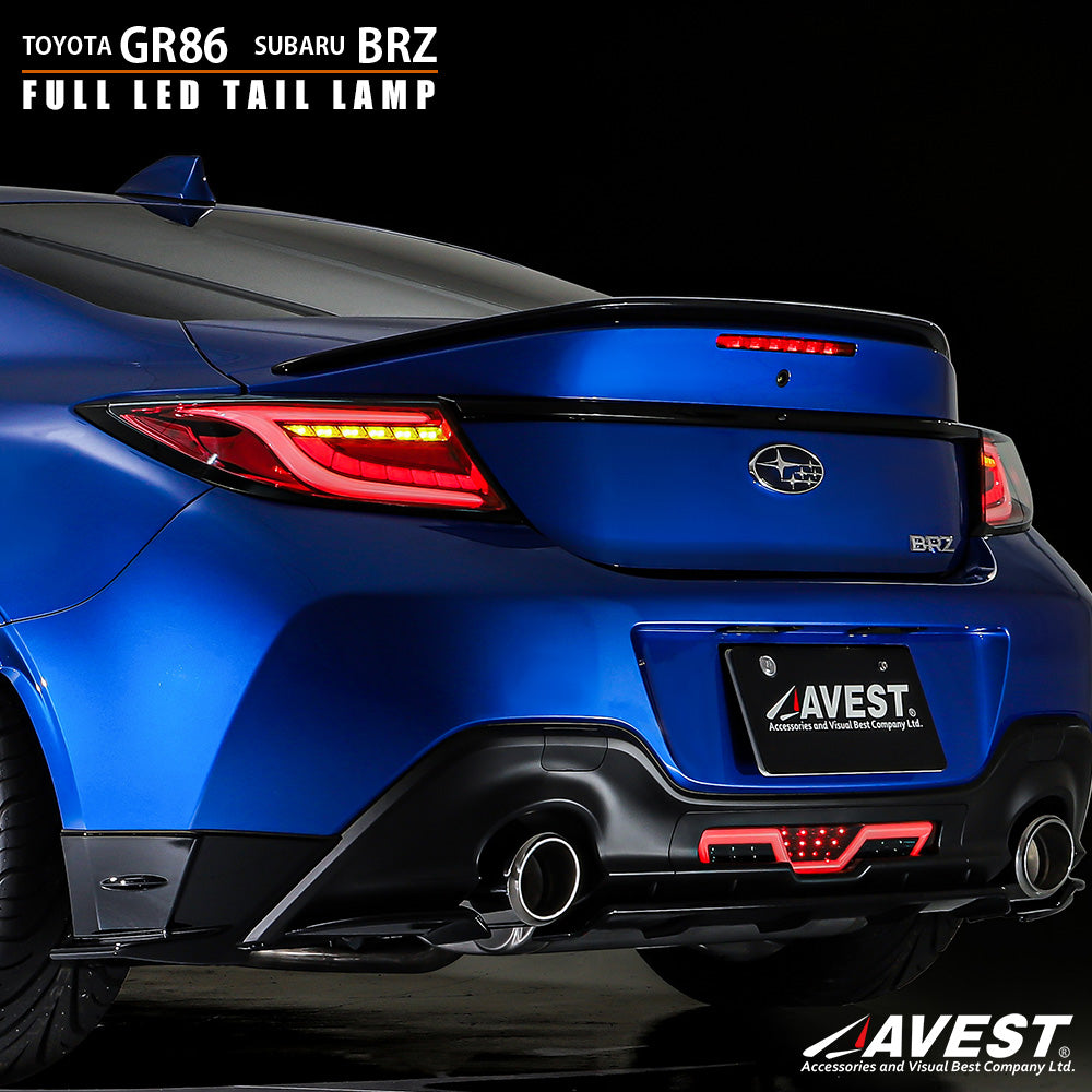 AVEST FULL LED TAIL LIGHT SMOKE FOR TOYOTA GR86 ZD8 SUBARU BRZ ZD8 TO2003-J-SBCAR