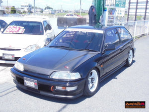 ZEROFIGHTER LIGHTWEIGHT CARBON BONNET HOOD For CIVIC EF9 ZEROF-00407 - Black Hawk Japan