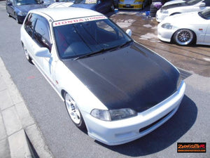ZEROFIGHTER LIGHTWEIGHT CARBON BONNET HOOD For CIVIC COUPE EJ1 ZEROF-00600