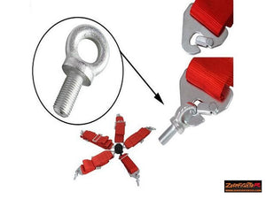 ZEROFIGHTER EYEBOLTS FOR SEAT BELTS SEMI-LONG ZEROF-00281 - Black Hawk Japan