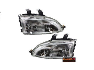 ZEROFIGHTER US OEM GLASS HEADLIGHT OEM For HONDA CIVIC COUPE EJ1 ZEROF-00607