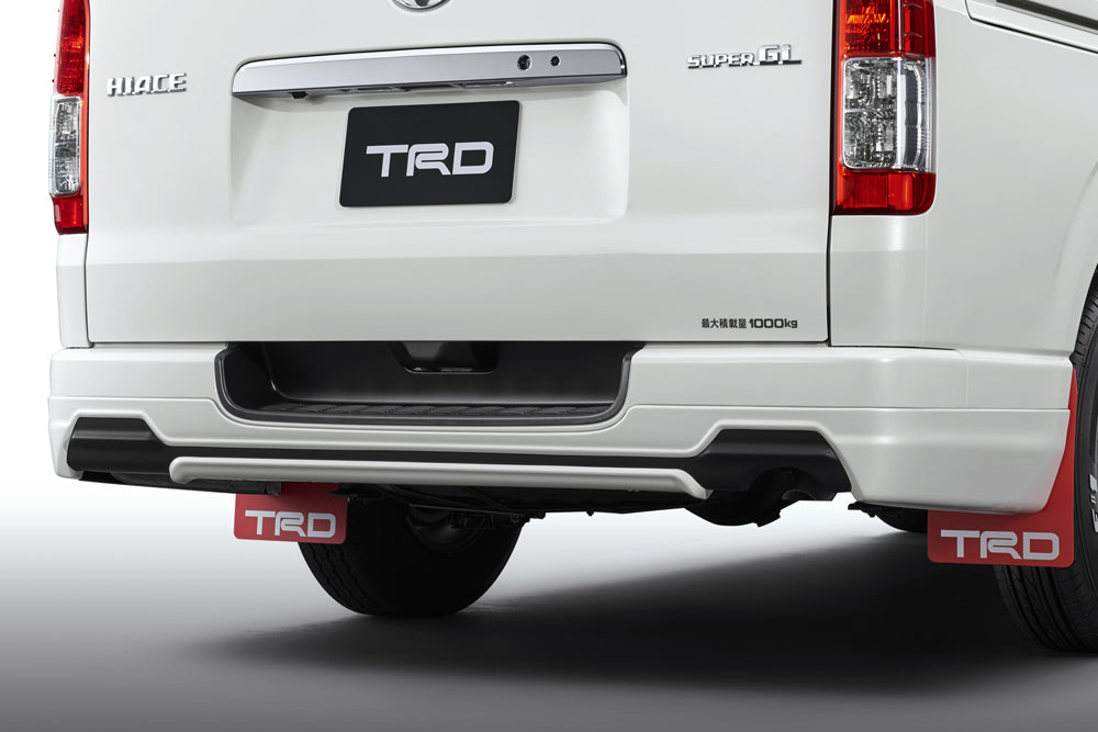 TRD REAR BUMPER SPOILER BLACK MICA (209)  For HIACE REGIUS ACE 2##  MS313-26001-C1 - Black Hawk Japan