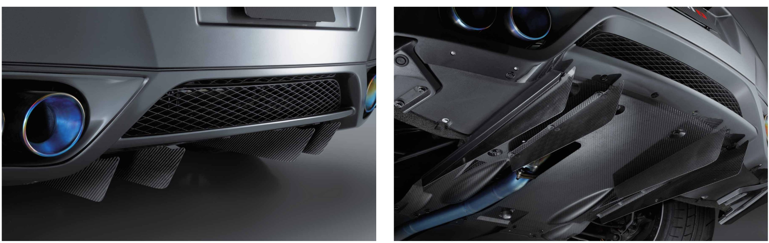 NISMO Rear Diffuser Fin Set 08-10  For GT-R R35  748A2-RSR50
