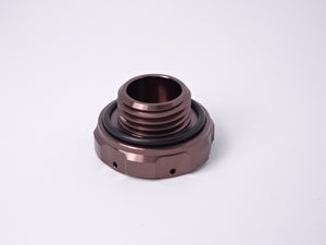 ZEROFIGHTER ALUMINUM RACING OIL FILLER CAP BRONZE ZEROF-00046