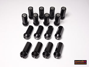ZEROFIGHTER 17HEX LONG RACING NUTS PENETRATION TYPE 16 PIECES ZEROF-00243