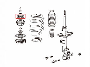 ZEROFIGHTER FRONT STRUT MOUNT DAMPER For FIT GK5 GE8 GD1 ZEROF-01136