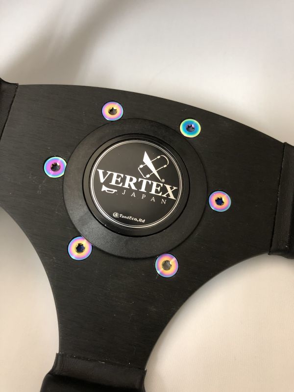 CAR MAKE T&E VERTEX STEERING WHEEL TITANIUM TORX BOLT 6 PICE SET (HEAD TORX TYPE WRENCH) TITANIUM TORX BOLT AURORA FOR  CARMAKETE-01211