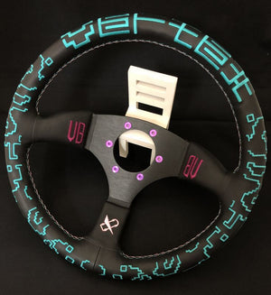 CAR MAKE T&E VERTEX STEERING WHEEL TITANIUM TORX BOLT 6 PICE SET (HEAD TORX TYPE WRENCH) TITANIUM TORX BOLT BLUE FOR  CARMAKETE-01213