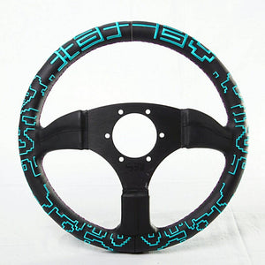 CAR MAKE T&E VERTEX STEERING WHEEL "BOWZ COLLABORATION" 65MMSEMI DEEP 32.5Φ FOR  CARMAKETE-01210
