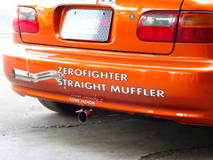 ZEROFIGHTER CENTER OUT STRAIGHT MUFFLER TYPE A For CIVIC EG6 EG5 ZEROF-00437