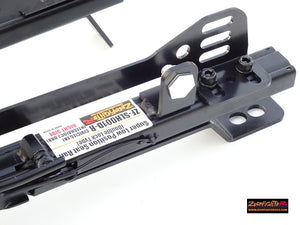 ZEROFIGHTER SUPER LOW POS SEAT RAIL DOUBLE LOCK For CIVIC EK3 EK4 EK9 ZEROF-00800 - Black Hawk Japan