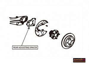 ZEROFIGHTER REAR ADJUSTING SPACER RACE For FIT DISC BRAKE CAR GK5 ZEROF-00193