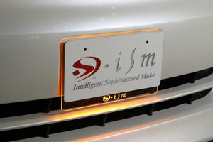 CAR MAKE T&E LED TRANS PLATE VERTEX CLEAR RED FOR  CARMAKETE-01159