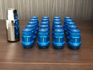 CAR MAKE T&E VERTEX ALUMINUM RACING NUT 35MM VERTEX ALUMINUM RACING NUT 35MM M12 X P1.25 BLUE FOR  CARMAKETE-02114