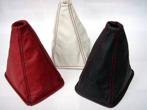 CAR MAKE T&E VERTEX LEATHER HAND BRAKE BOOTS TOYOTA SERIES BLACK BLACK THREAD SXE10 ALTEZZA FOR  CARMAKETE-00732