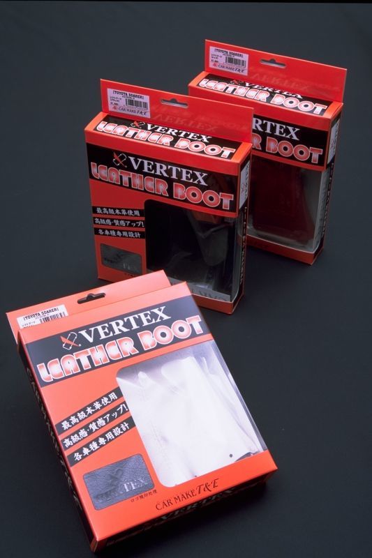 CAR MAKE T&E VERTEX LEATHER HAND BRAKE BOOTS TOYOTA SERIES RED GOLD THREAD JZX90 SERIES MARK 2 CHASER CRESTA FOR  CARMAKETE-00839