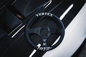 CAR MAKE T&E NIGHT RUNNER × VERTEX COLLABORATION STEERING WHEEL 2TH MODEL JAPAN EDITION FOR  CARMAKETE-03032