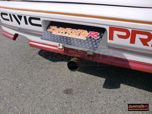 ZEROFIGHTER STAINLESS CENTER OUT STRAIGHT MUFFLER For CIVIC EF3 3Dr H B ZEROF-00327