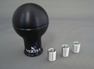 CAR MAKE T&E VERTEX SHIFT KNOB MONOCHROME V2 (NEW VERTEX SHIFT KNOB MONOCHROME) BLACK PREMIUM GOLD LOGO NON-REVERSE TRIGGER VEHICLE prmver-s15 FOR  CARMAKETE-00155