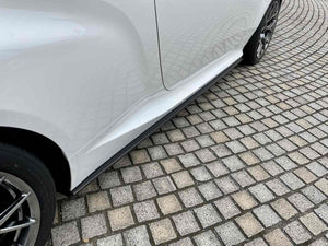 LEMS CARBON SIDE SPLITTER LR SET CLEAR PAINT FOR GR YARIS GXPA16 12 L867-2