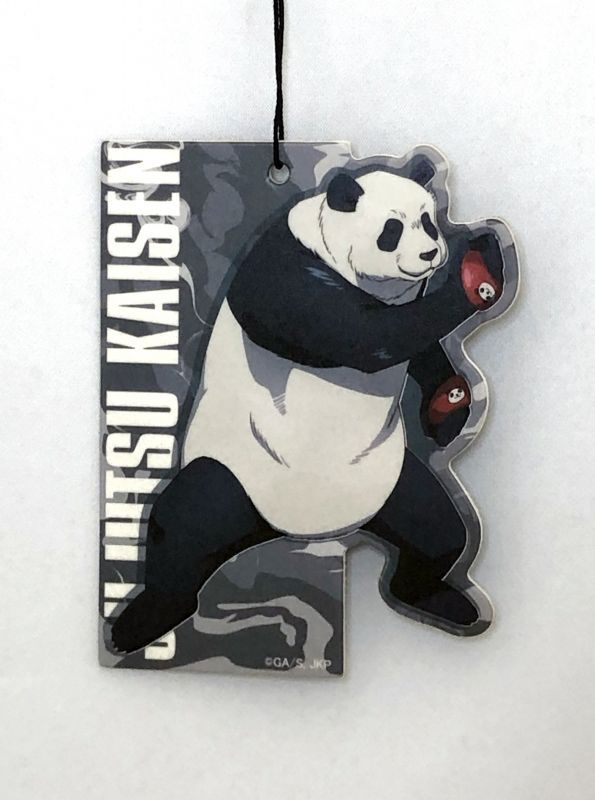 CAR MAKE T&E JUJUTSU KAISEN HANGING AIR FRESHENER [PANDA] JJKS-AF-PD FOR  CARMAKETE-00101