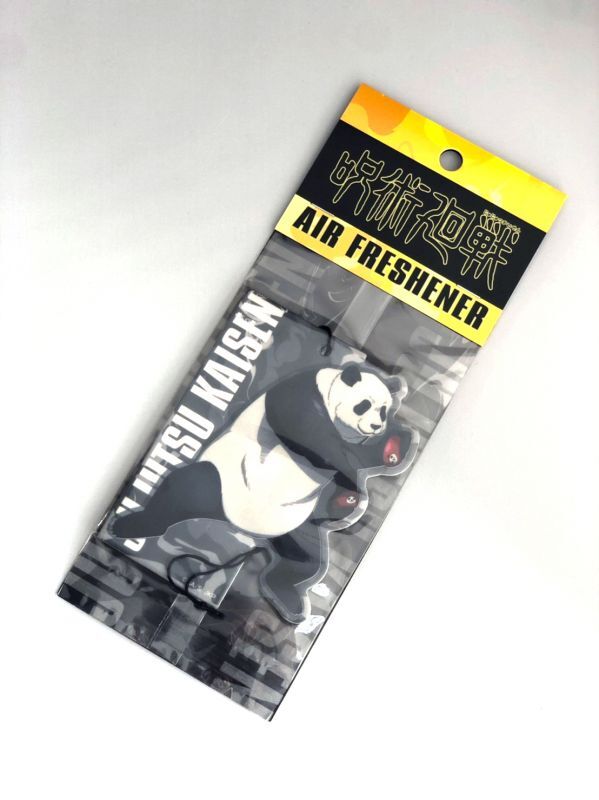 CAR MAKE T&E JUJUTSU KAISEN HANGING AIR FRESHENER [PANDA] JJKS-AF-PD FOR  CARMAKETE-00101