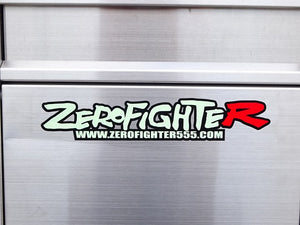 ZEROFIGHTER PHOSPHORESCENT STICKER WHITE ZEROF-01194