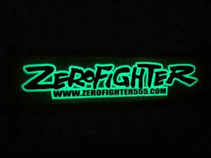 ZEROFIGHTER PHOSPHORESCENT STICKER WHITE ZEROF-01194