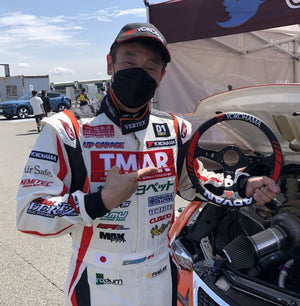 CAR MAKE T&E ADVAN X VERTEX RACING STEERING WHEEL LEATHER YOKOHAMA TIRE GENUINE LEATHER SPECIFICATION [WORLD LIMITED 200] ADVAN02 FOR  CARMAKETE-03017