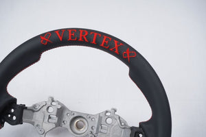 CAR MAKE T&E VERTEX SPECIFIC STEERING WHEEL TYPE-B LEATHER (GR86 FOR CAR MODELS, TOYOTA GR SERIES, LATE BRZ, ETC.) STE-GR86B FOR  CARMAKETE-00032