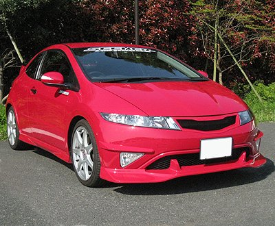 SEEKER FRP FRONT HALF SPOILER OTHER PAINTED S FOR HONDA CIVIC FN2 16000-FN2-F02