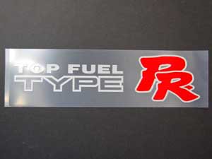 TOP FUEL TOP FUEL TYPE-RR STICKER