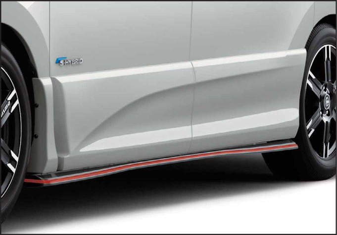 NISMO Unpainted Side Skirt Kit  For Serena C26  7685S-RN6C0