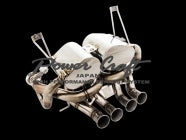 POWER CRAFT HYBRID EXHAUST MUFFLER SYSTEM SQUARE TAIL FOR LAMBORGHINI AVENTADOR LP700 LP720 P-LA340102 - Black Hawk Japan