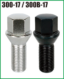 KYO-EI LUG BOLT FOR IMPORT CAR M14xP1.5 (BLACK) 300B-17